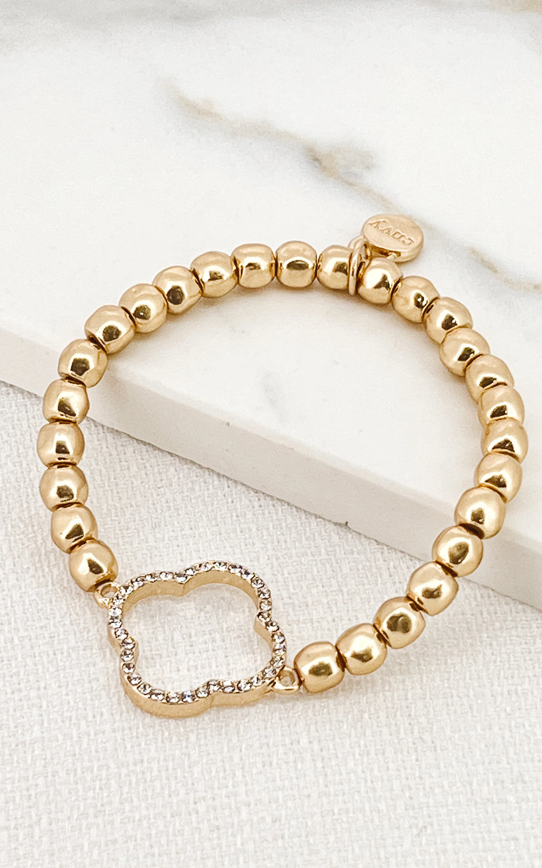 Clover bracelet gold