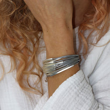 Load image into Gallery viewer, Bars bracelet silver
